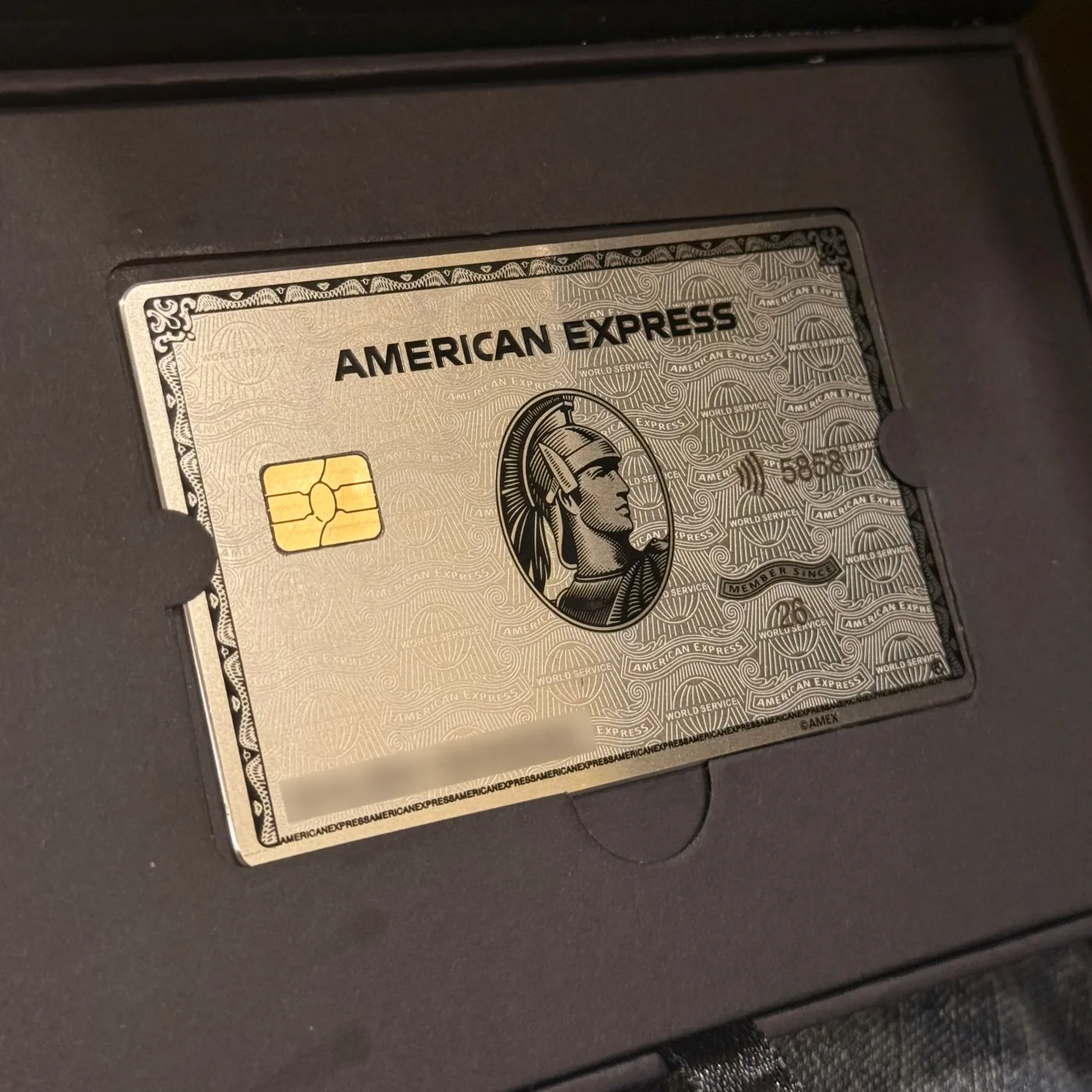 Converted metal card