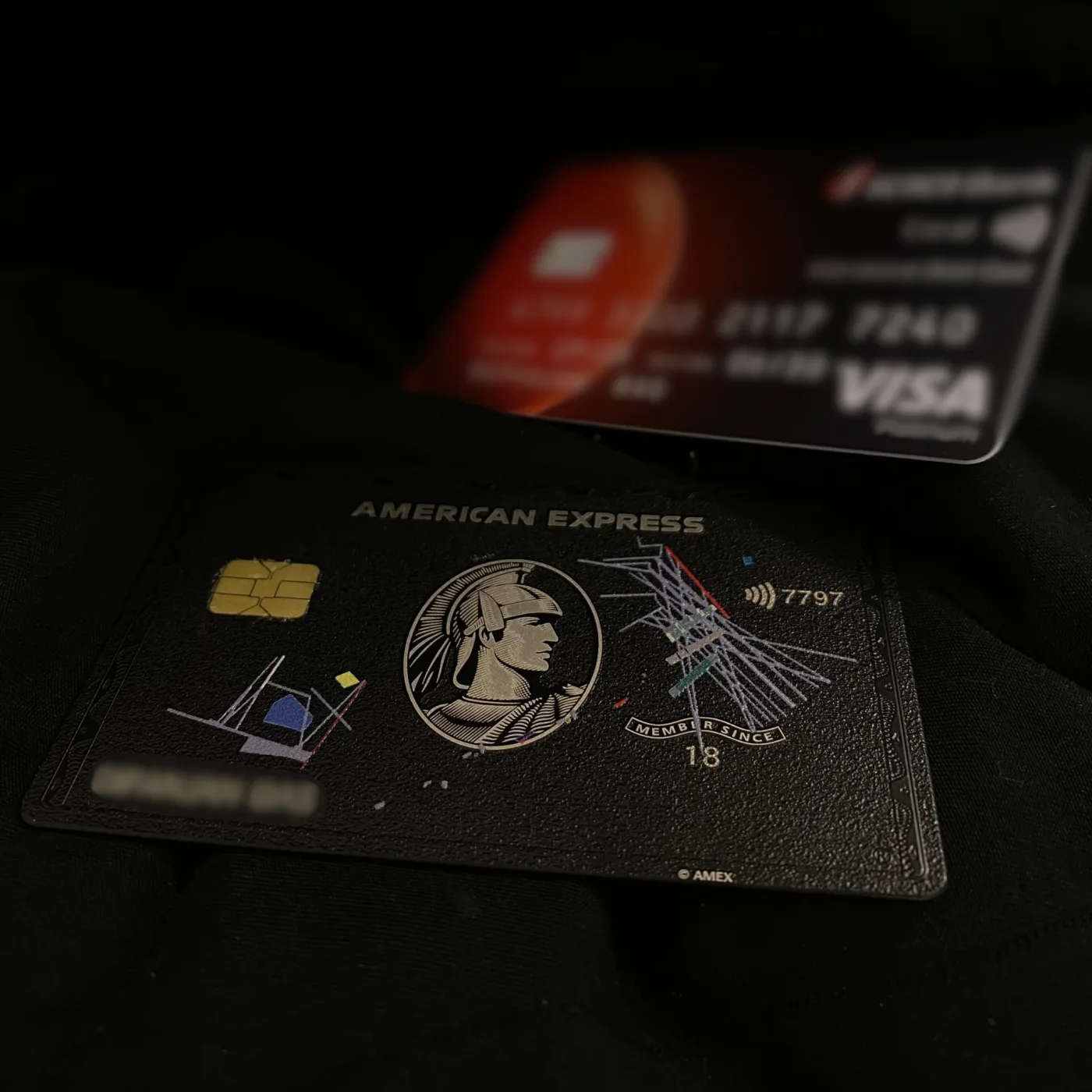 Converted metal card